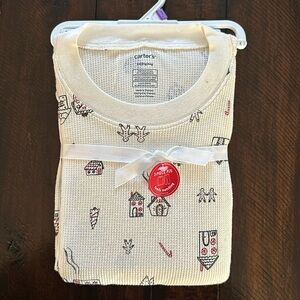 Carters pajamas 2 piece, top and bottom. 100% cotton